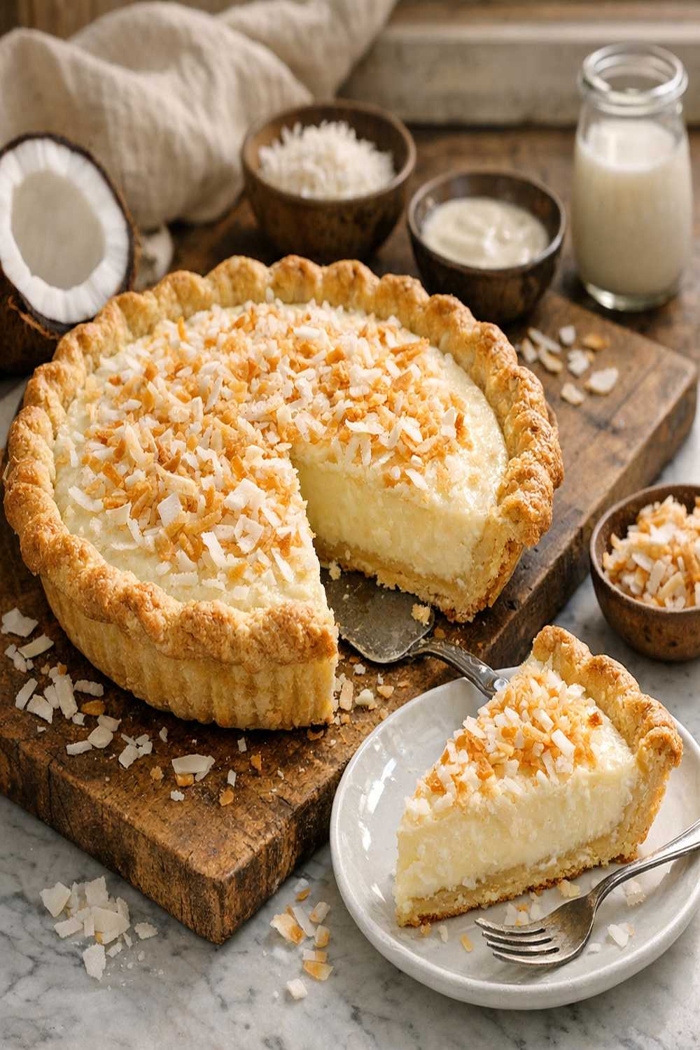 Coconut Milk Custard Pie Recipe 1 Coconut Milk Custard Pie Recipe