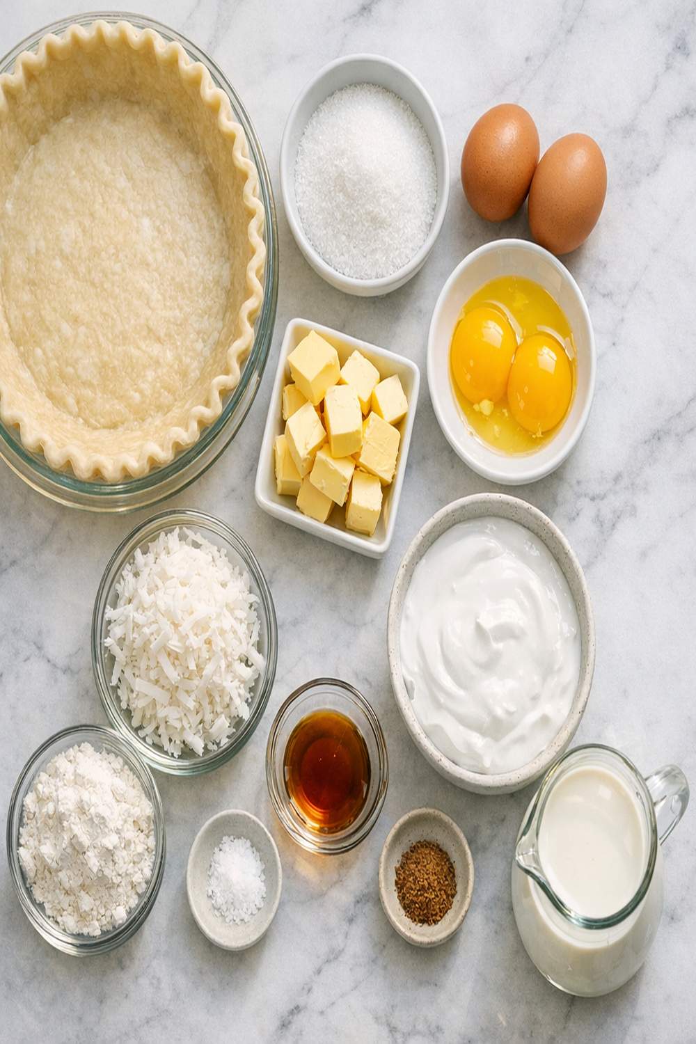 Coconut Milk Custard Pie Recipe 2 Coconut Milk Custard Pie Recipe ingredients