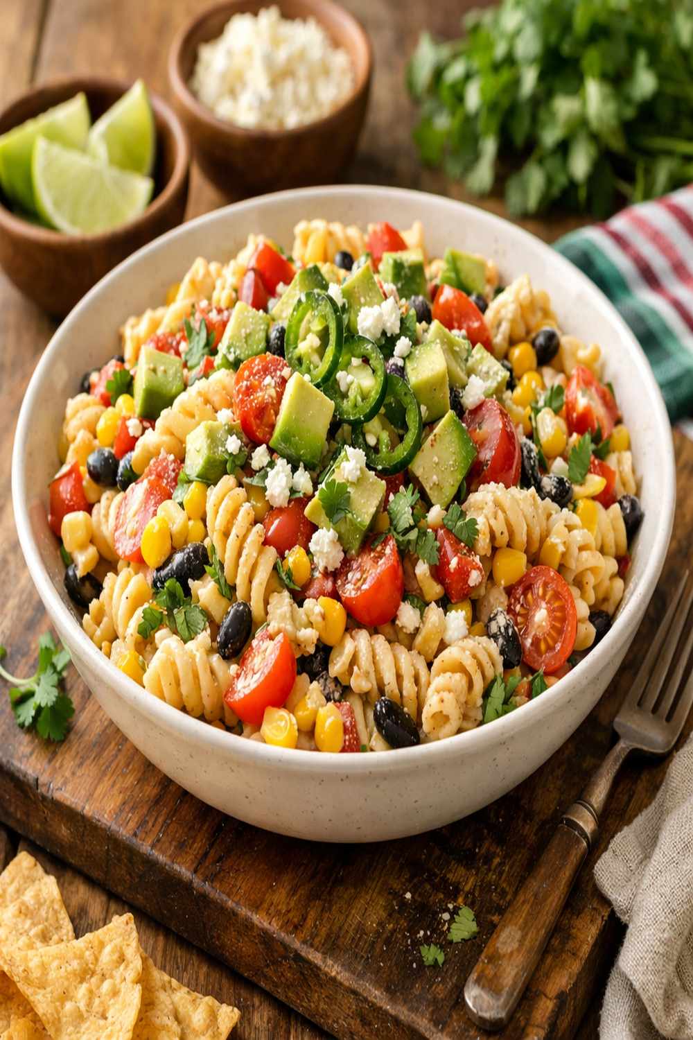 Cold Mexican Pasta Salad Recipe 1 Cold Mexican Pasta Salad Recipe