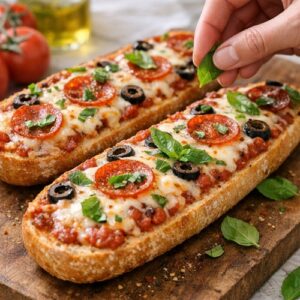 Easy Baguette Pizza Recipe Minutes step 8