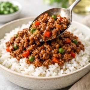 Ground Beef Bowl Recipe Under step 5