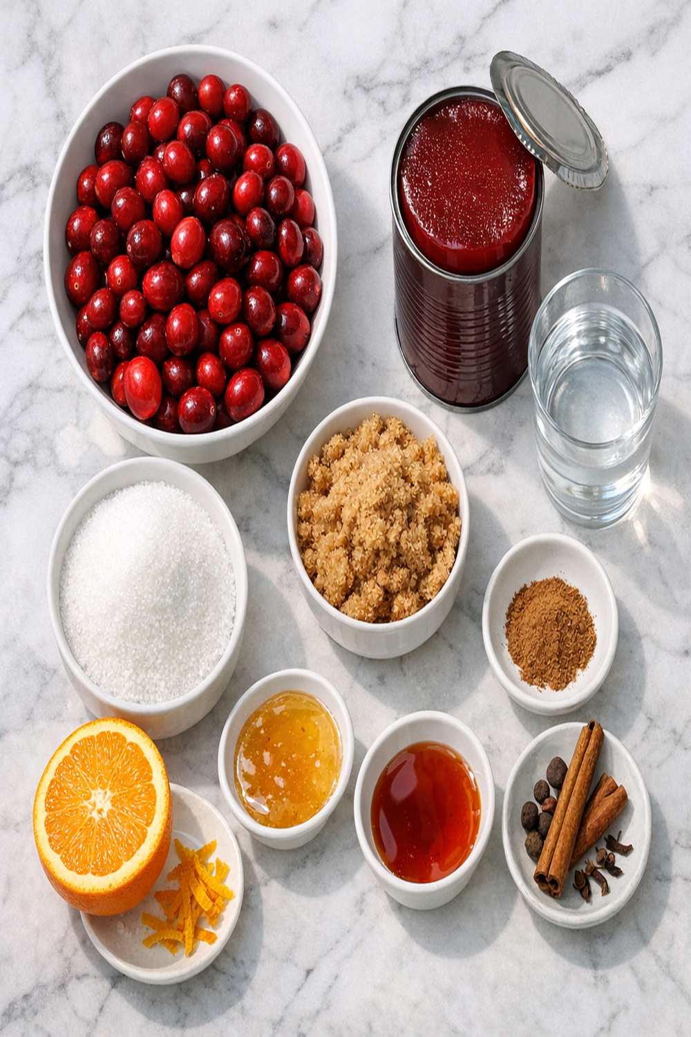 Canned Cranberry Sauce Recipe ingredients