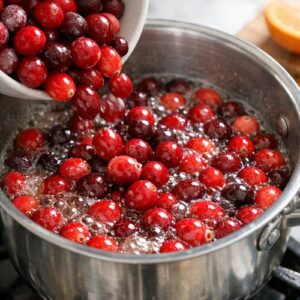 Homemade Cranberry Sauce Recipe step 3